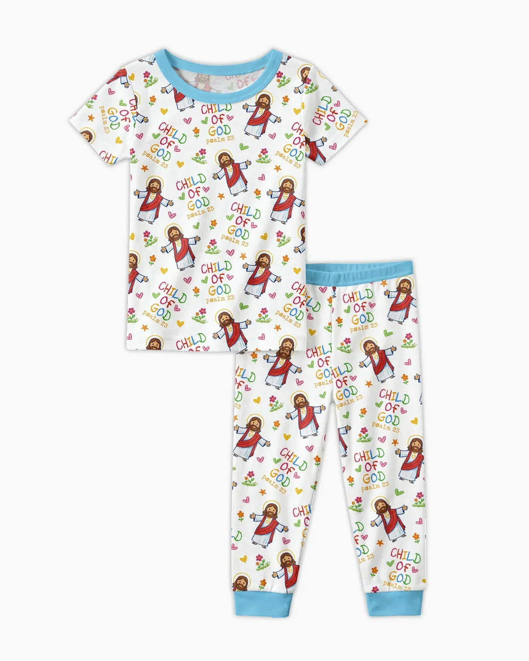 Zweiteiliges, kurzärmliges Pyjama-Set mit Marienkäfern