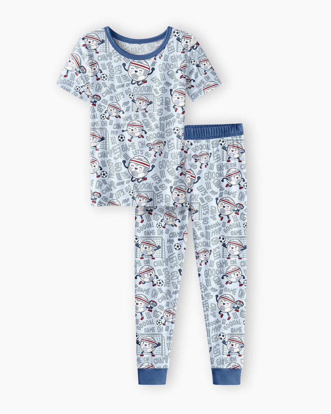 Zweiteiliges, kurzärmliges Pyjama-Set mit Marienkäfern