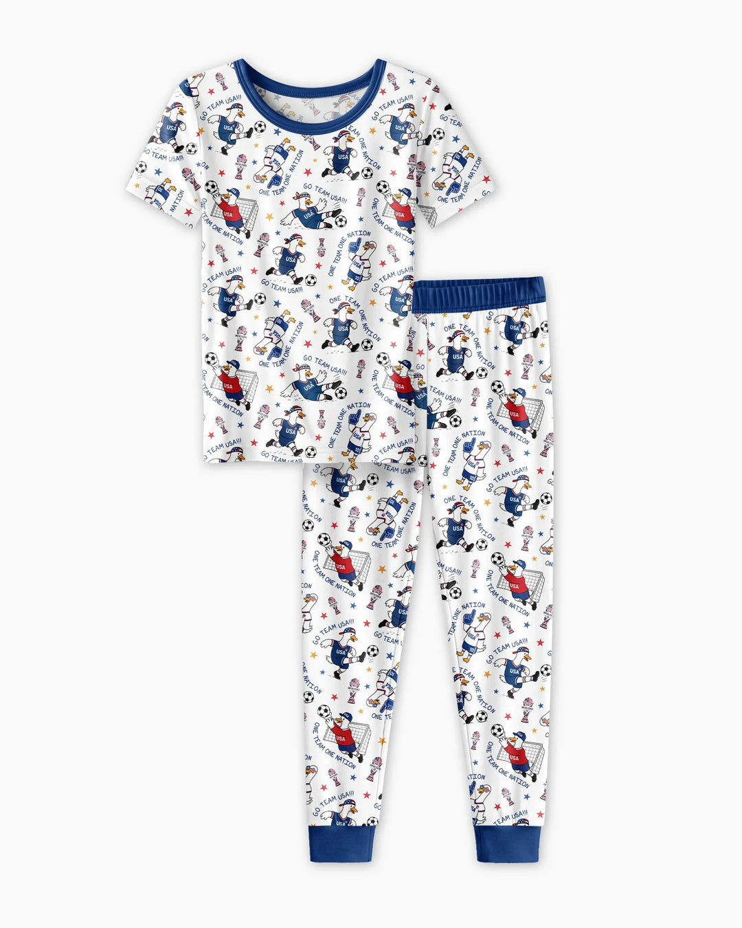 Zweiteiliges, kurzärmliges Pyjama-Set mit Marienkäfern