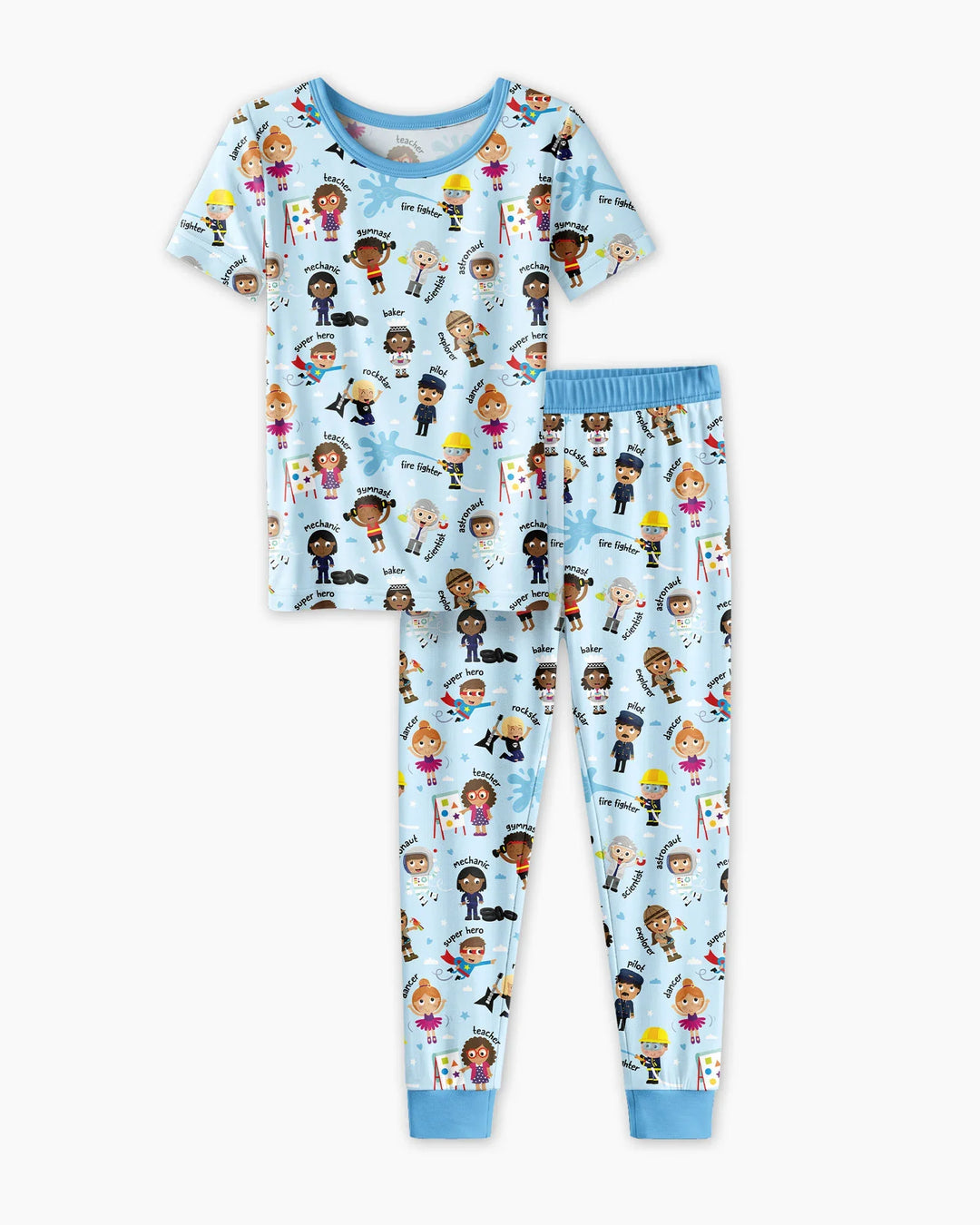 Zweiteiliges, kurzärmliges Pyjama-Set mit Marienkäfern