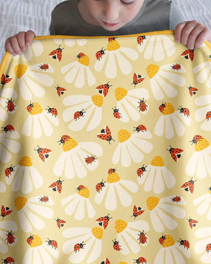 Lucky Little Bug Bamboo Blanket