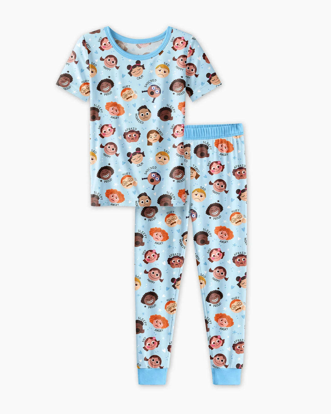 Zweiteiliges, kurzärmliges Pyjama-Set mit Marienkäfern