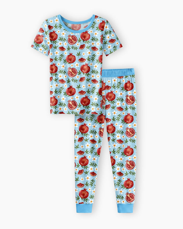 Zweiteiliges, kurzärmliges Pyjama-Set mit Marienkäfern