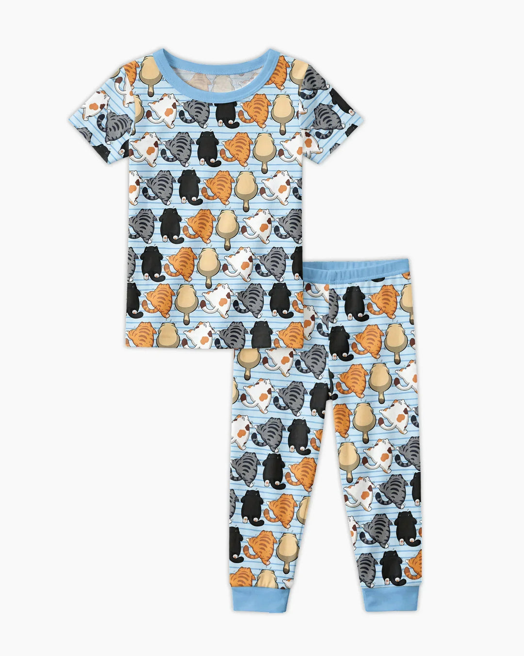 Zweiteiliges, kurzärmliges Pyjama-Set mit Marienkäfern
