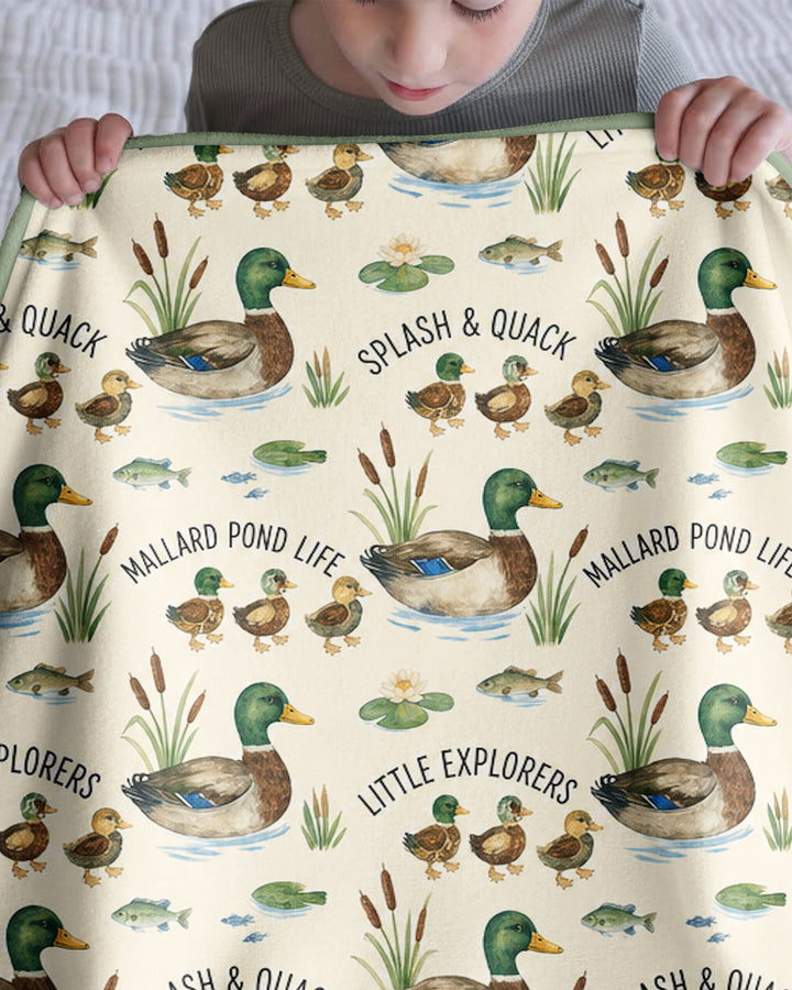 Little Mallard Bamboo Blanket
