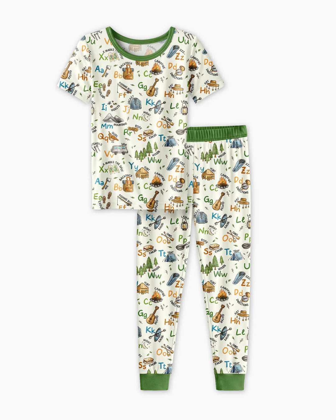 Zweiteiliges, kurzärmliges Pyjama-Set mit Marienkäfern