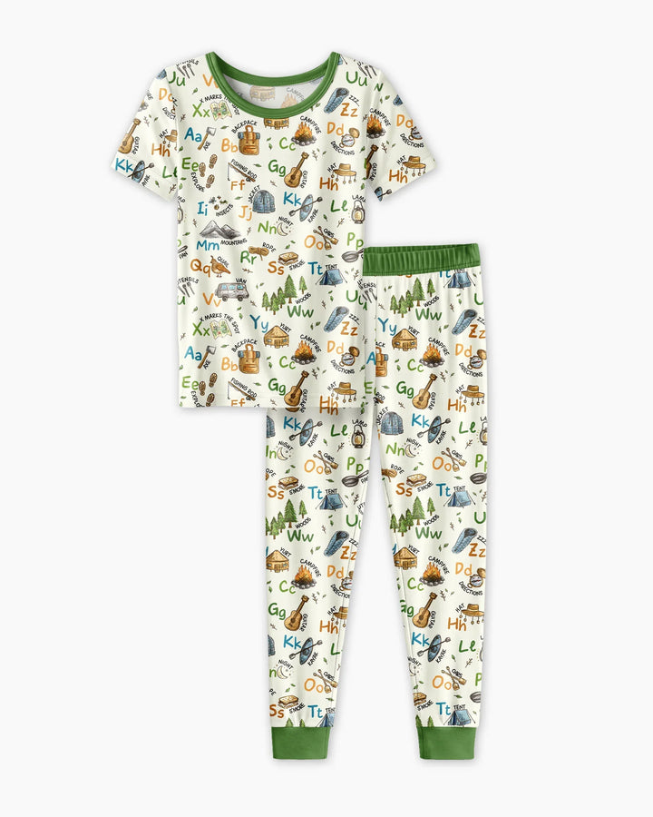 Zweiteiliges, kurzärmliges Pyjama-Set mit Marienkäfern