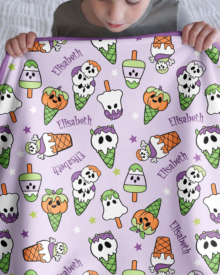 Summerween Ice cream Bamboo Blanket