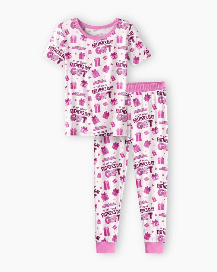 Zweiteiliges, kurzärmliges Pyjama-Set mit Marienkäfern