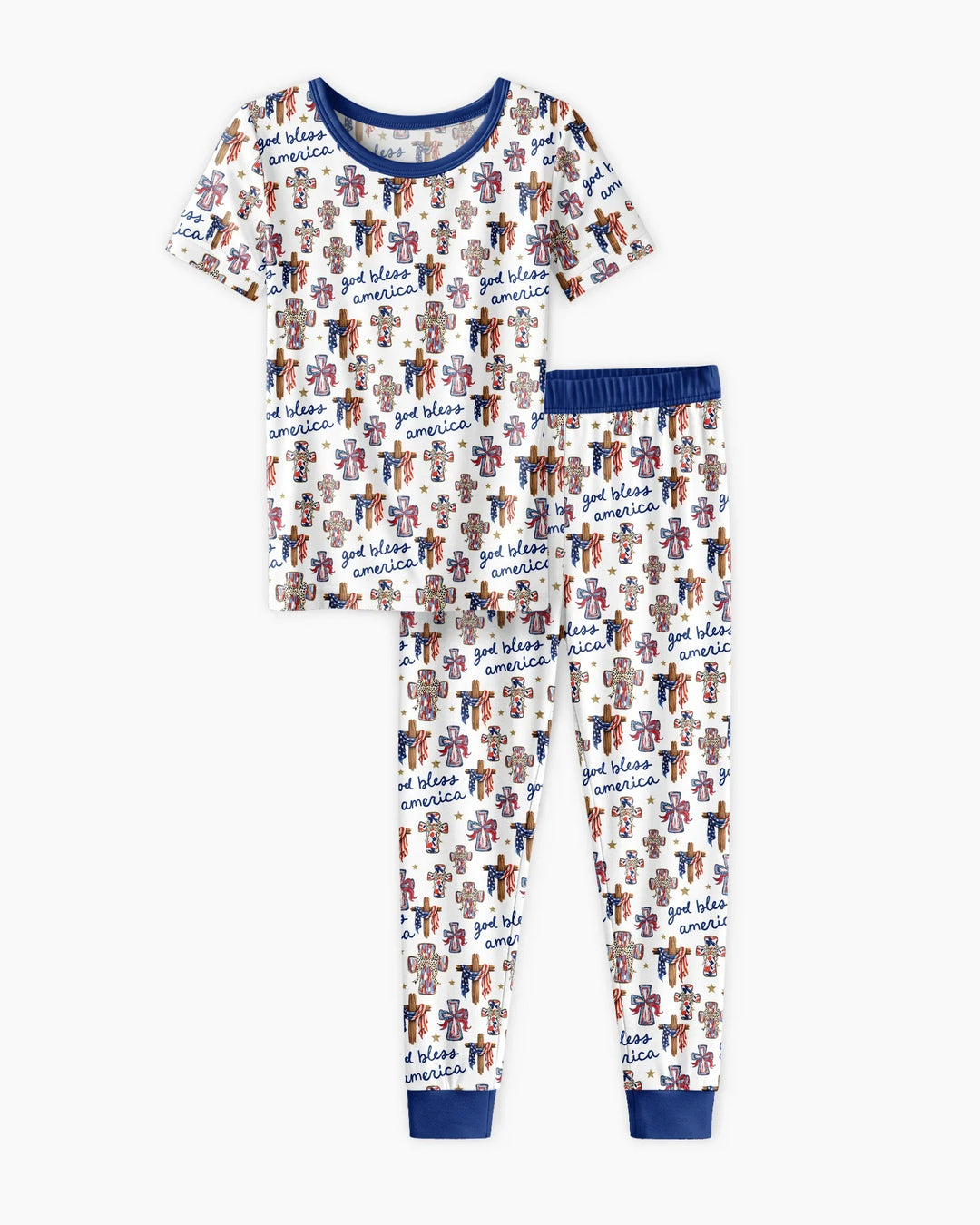 Zweiteiliges, kurzärmliges Pyjama-Set mit Marienkäfern
