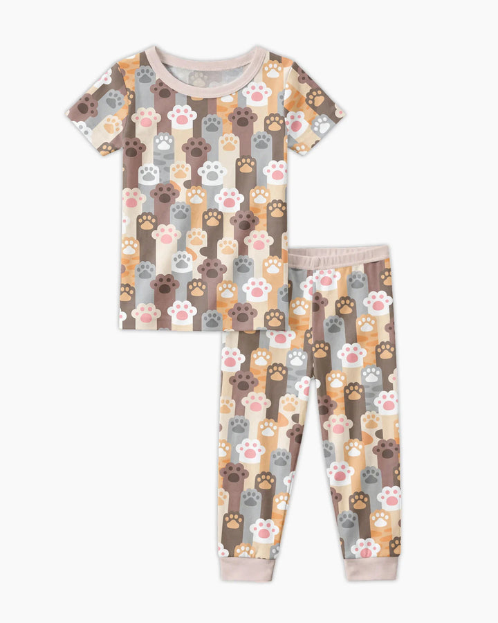 Zweiteiliges, kurzärmliges Pyjama-Set mit Marienkäfern
