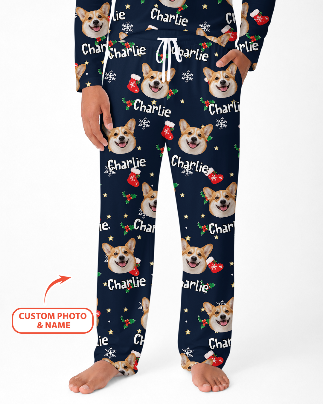 My Furry Christmas Bamboo Men's Pajama Set