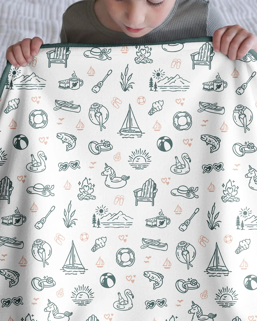 Lake Vibe Bamboo Blanket