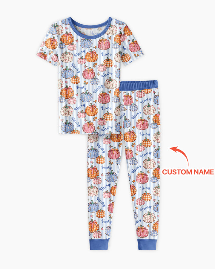 Zweiteiliges, kurzärmliges Pyjama-Set mit Marienkäfern