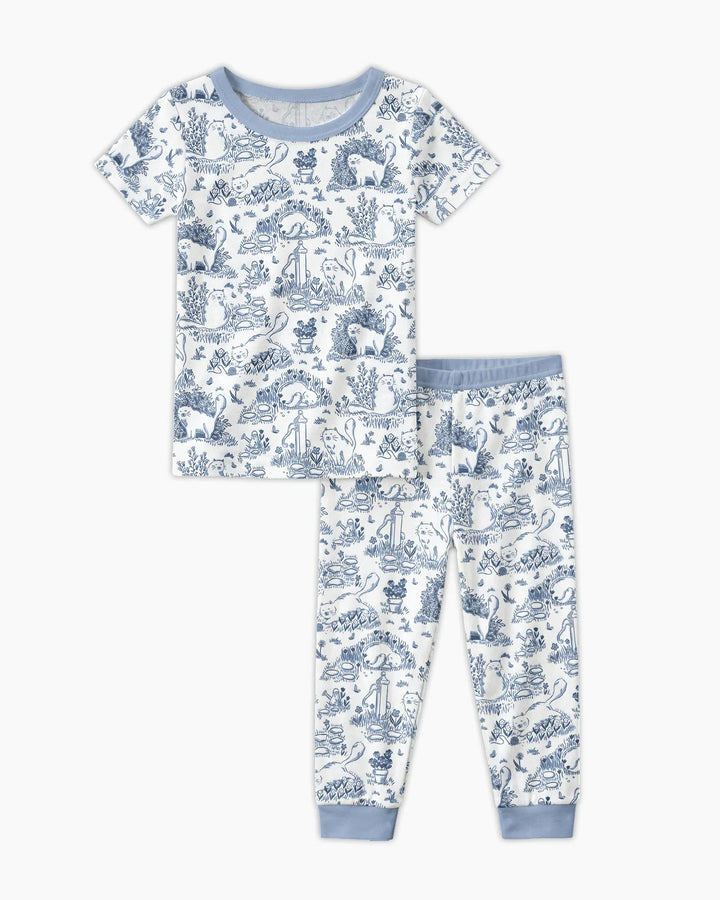 Zweiteiliges, kurzärmliges Pyjama-Set mit Marienkäfern