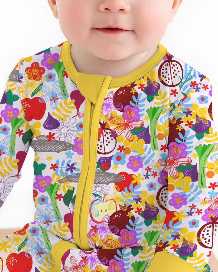 Gerippte Babykleidung mit individuellem Foto - Weich &amp; Skizzenhaft