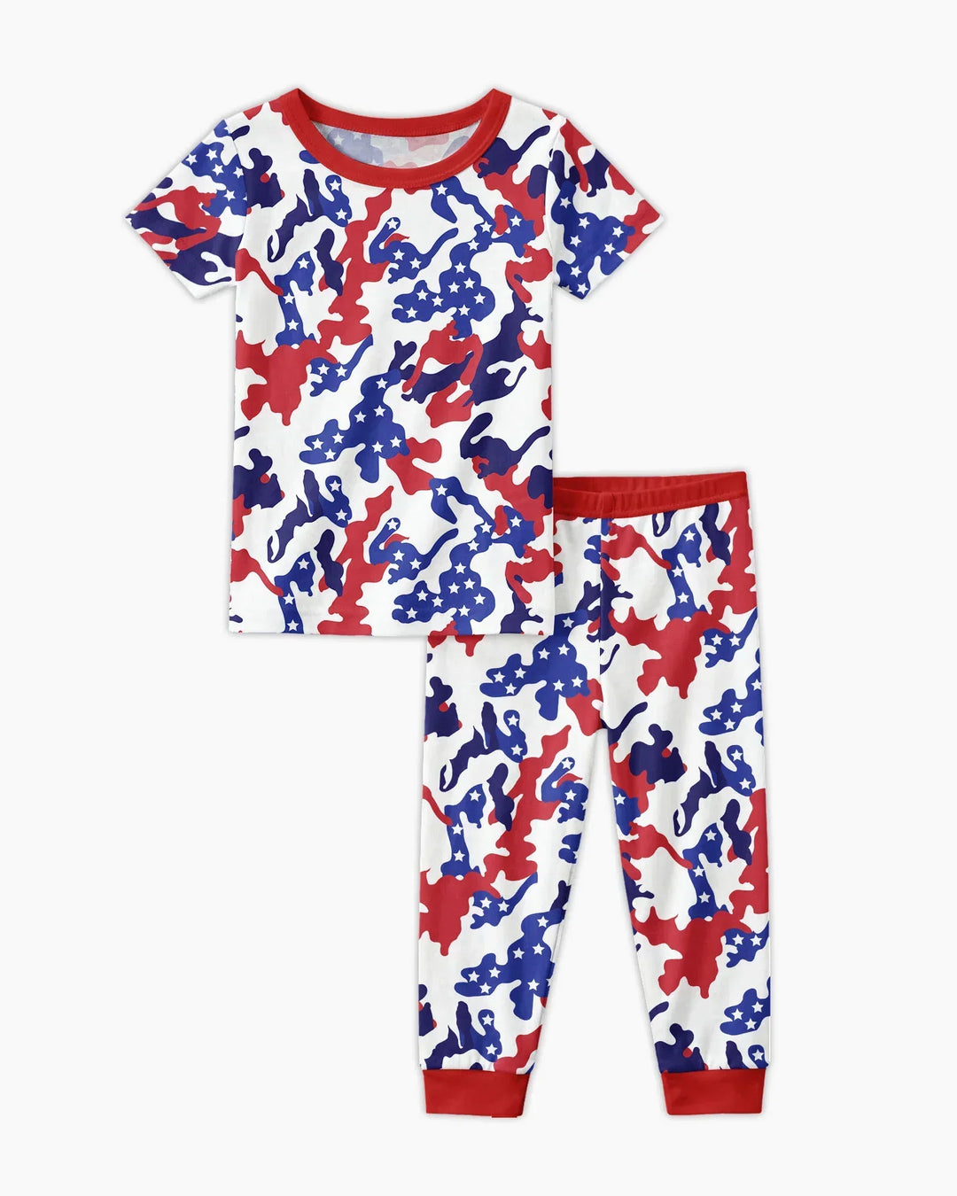 Zweiteiliges, kurzärmliges Pyjama-Set mit Marienkäfern
