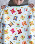Potato Chips Bamboo Blanket