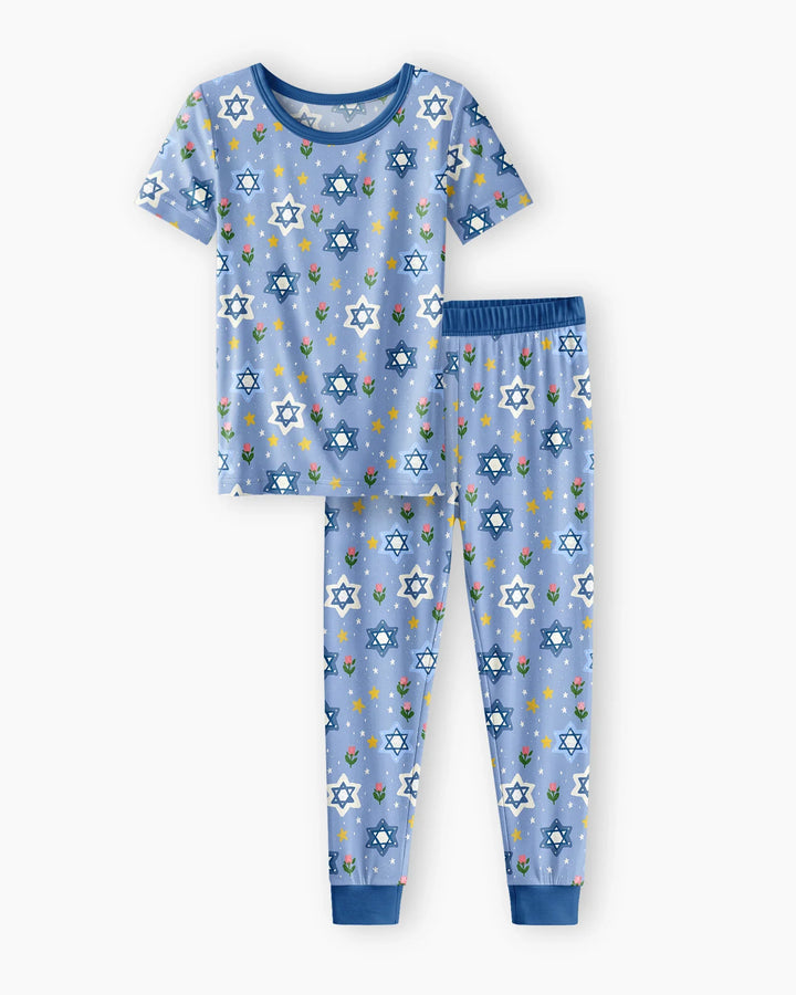 Zweiteiliges, kurzärmliges Pyjama-Set mit Marienkäfern