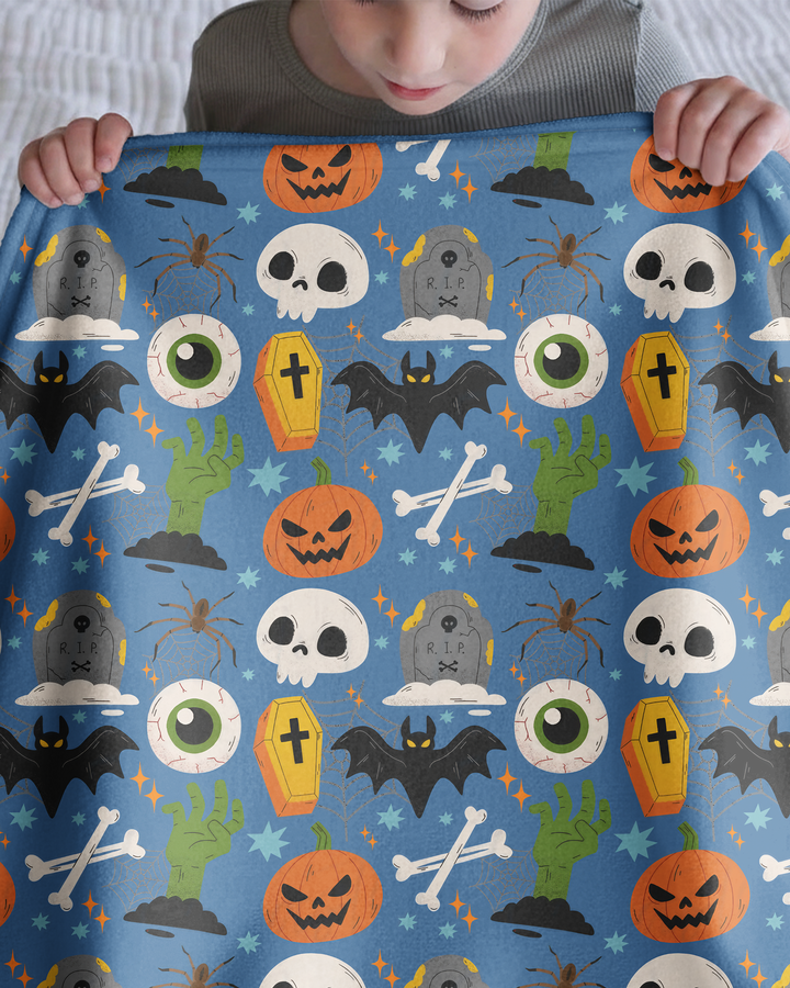 Little Monsters Bamboo Blanket