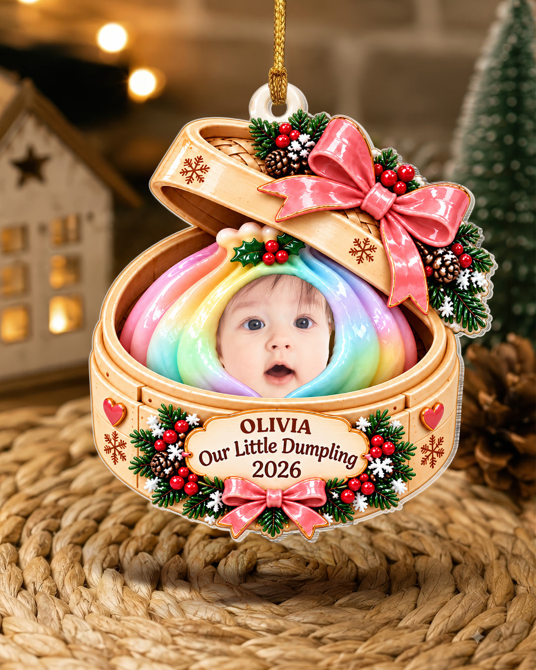 Our Little Dumbling  Acrylic Ornament