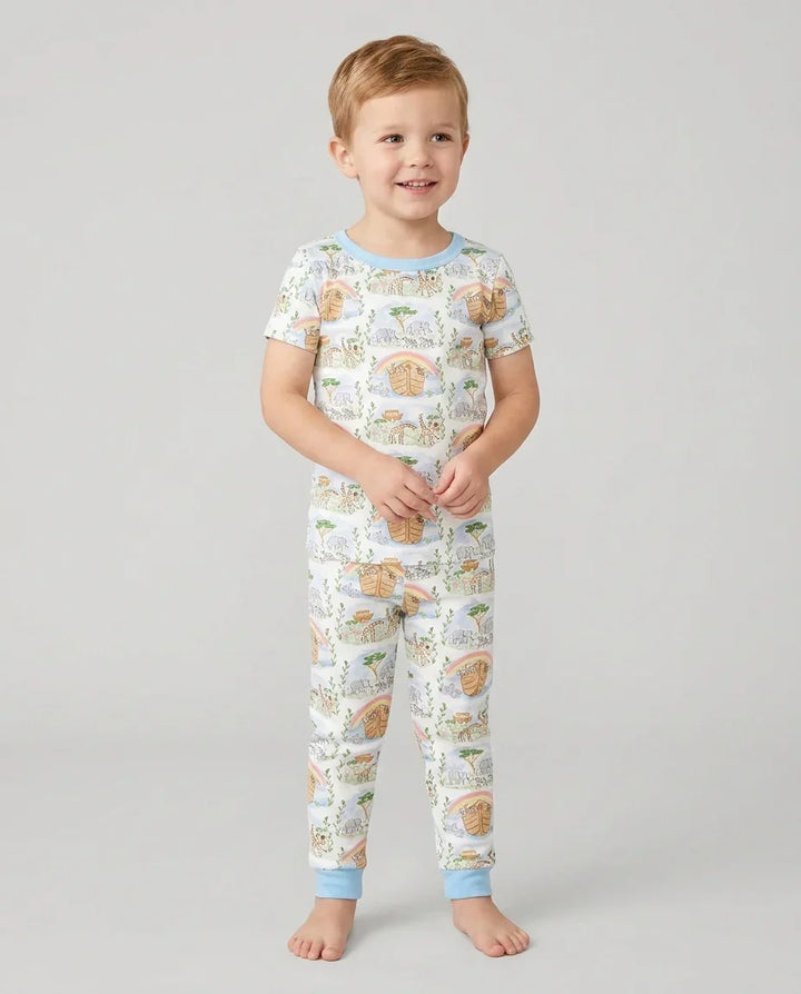 Zweiteiliges, kurzärmliges Pyjama-Set mit Marienkäfern