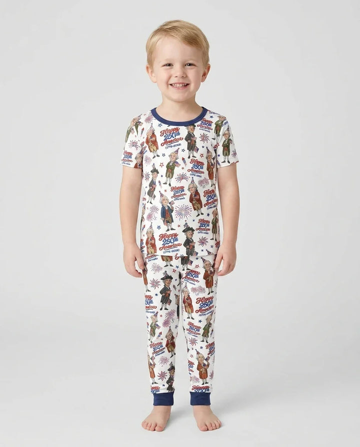 Zweiteiliges, kurzärmliges Pyjama-Set mit Marienkäfern