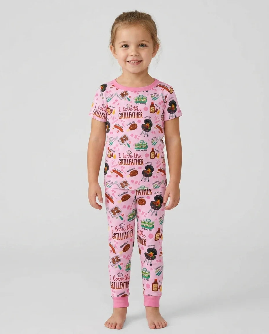 Zweiteiliges, kurzärmliges Pyjama-Set mit Marienkäfern