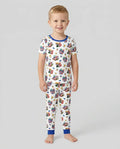 Zweiteiliges, kurzärmliges Pyjama-Set mit Marienkäfern