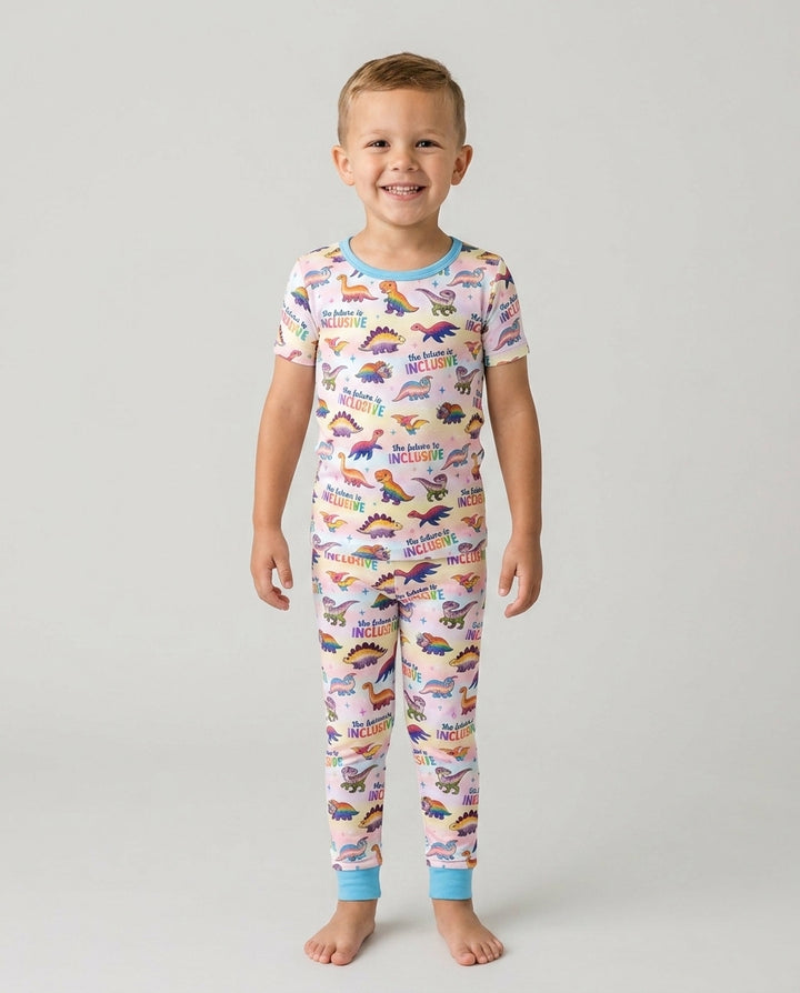 Zweiteiliges, kurzärmliges Pyjama-Set mit Marienkäfern