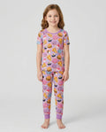 Zweiteiliges, kurzärmliges Pyjama-Set mit Marienkäfern