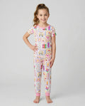 Zweiteiliges, kurzärmliges Pyjama-Set mit Marienkäfern