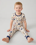 Zweiteiliges, kurzärmliges Pyjama-Set mit Marienkäfern