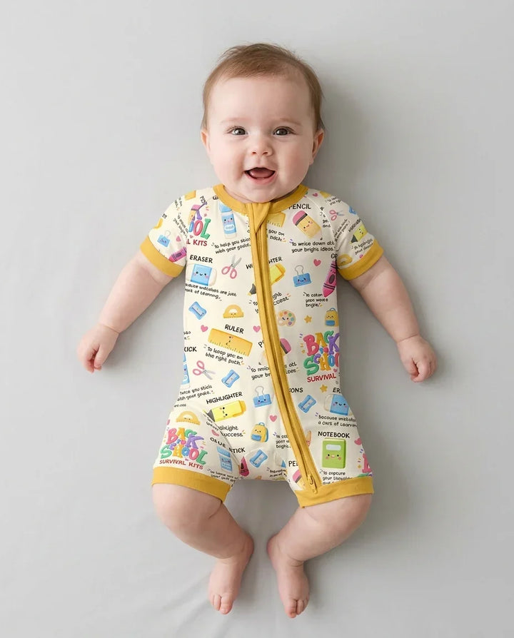 Back To School Survival Kit Bamboo Shorty Zippy