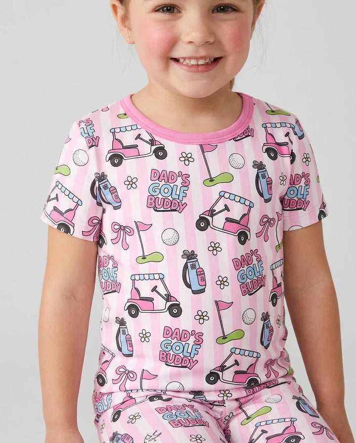 Zweiteiliges, kurzärmliges Pyjama-Set mit Marienkäfern