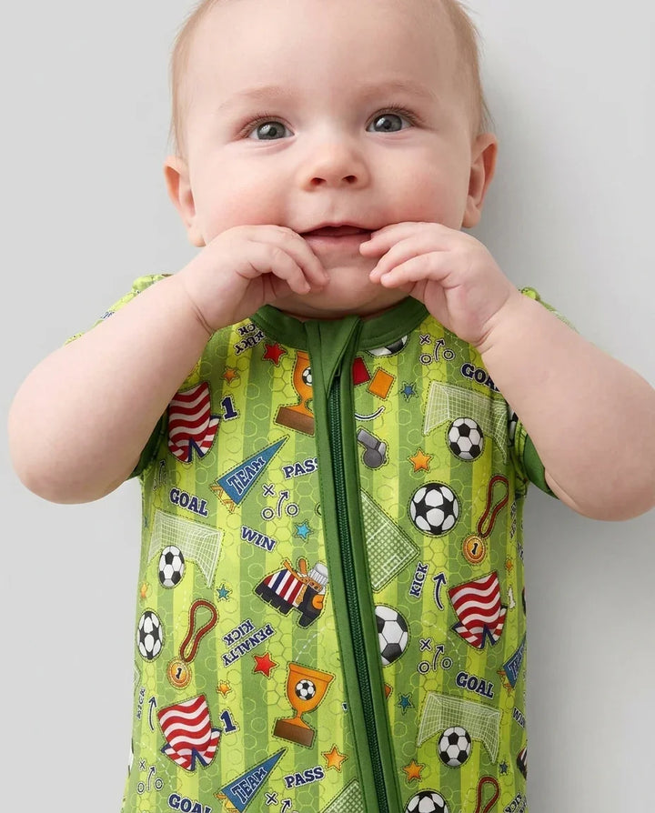 I Love Sports Soccer Bamboo Shorty Zippy