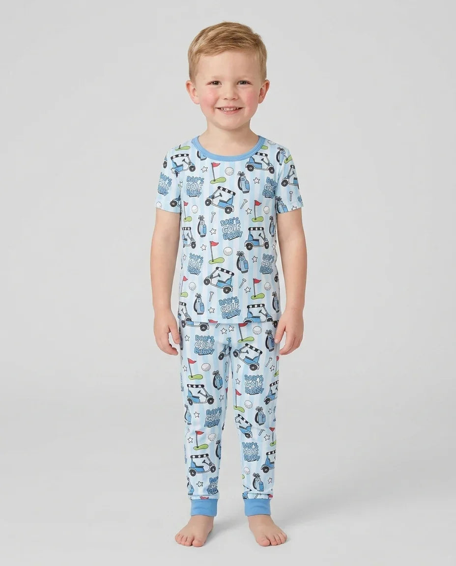 Zweiteiliges, kurzärmliges Pyjama-Set mit Marienkäfern