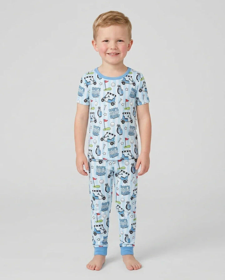 Zweiteiliges, kurzärmliges Pyjama-Set mit Marienkäfern