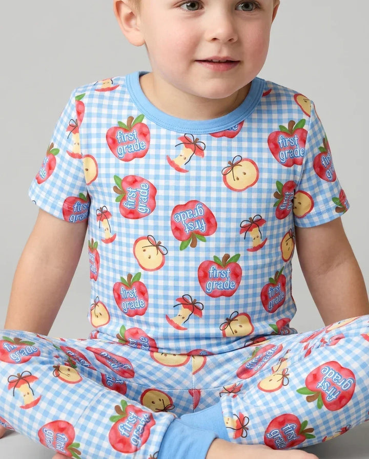 Zweiteiliges, kurzärmliges Pyjama-Set mit Marienkäfern