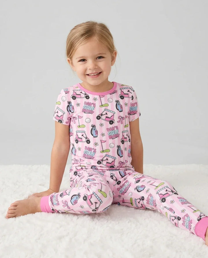 Zweiteiliges, kurzärmliges Pyjama-Set mit Marienkäfern