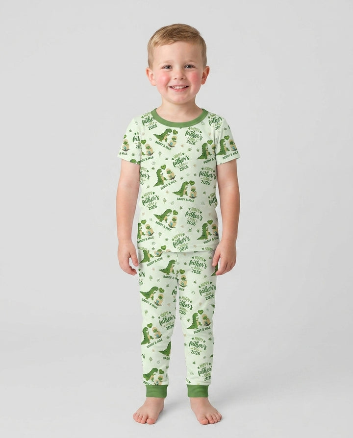 Zweiteiliges, kurzärmliges Pyjama-Set mit Marienkäfern