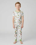 Zweiteiliges, kurzärmliges Pyjama-Set mit Marienkäfern