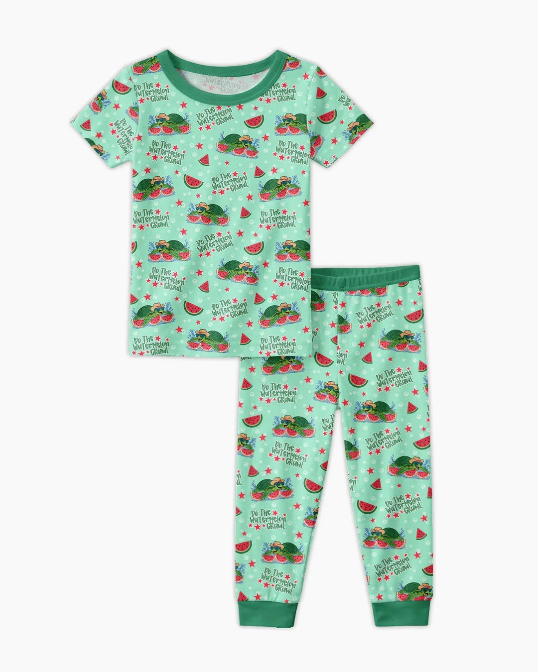 Zweiteiliges, kurzärmliges Pyjama-Set mit Marienkäfern
