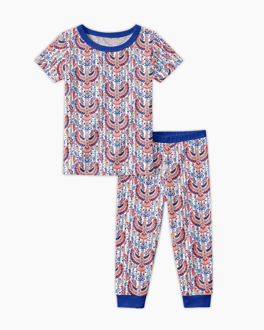 Zweiteiliges, kurzärmliges Pyjama-Set mit Marienkäfern
