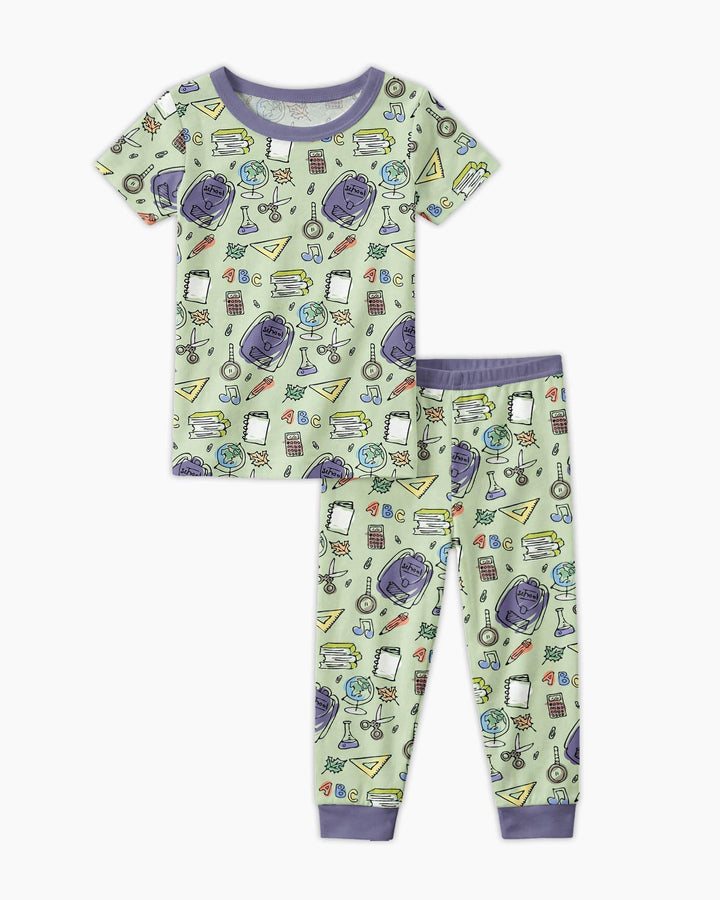 Zweiteiliges, kurzärmliges Pyjama-Set mit Marienkäfern