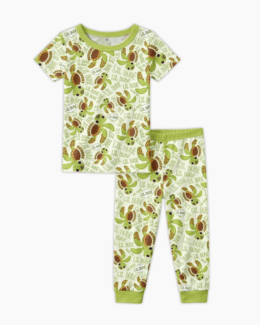 Zweiteiliges, kurzärmliges Pyjama-Set mit Marienkäfern