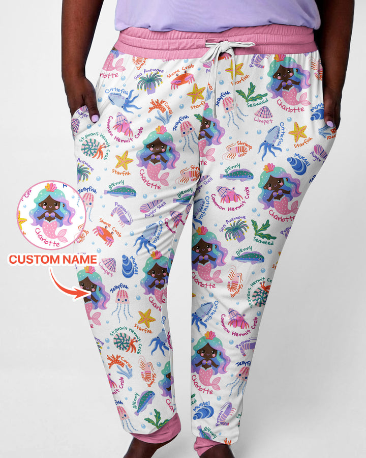 Template Damen Pyjama-Set aus personalisiertem Bambus