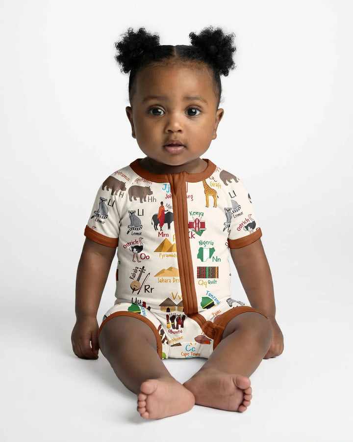 Explore Africa Geography Alphabet Bamboo Shorty Zippy