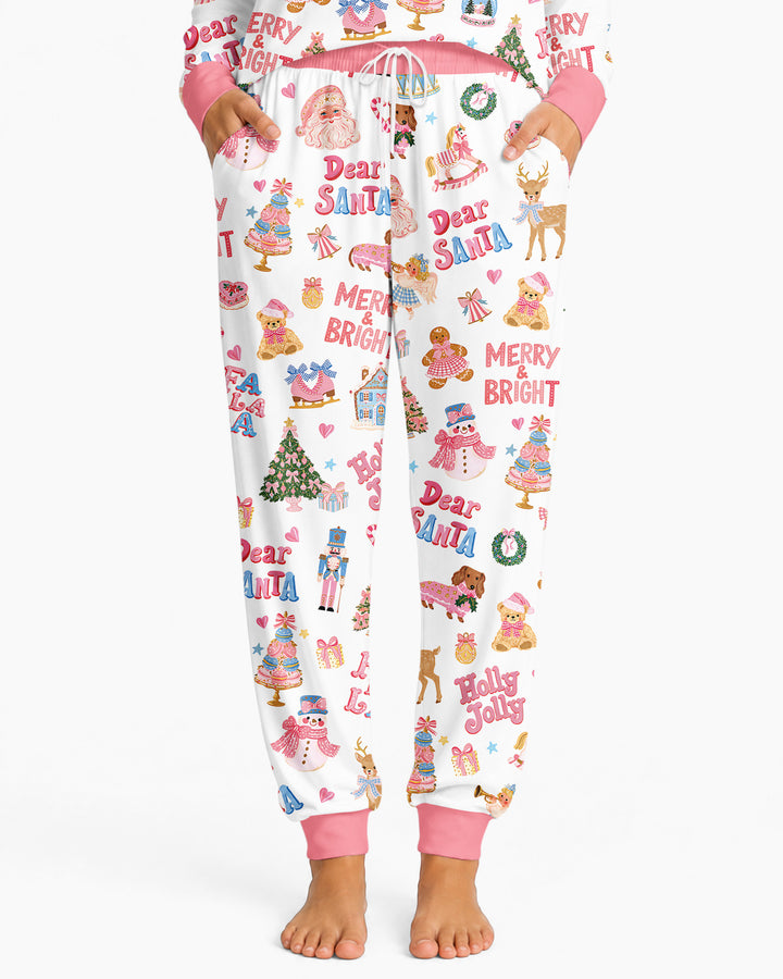 Falala Christmas Bamboo Women Pajama Set