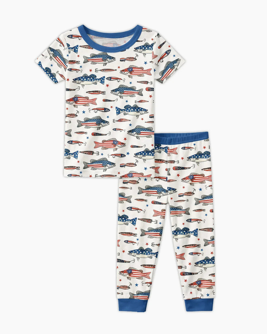 Zweiteiliges, kurzärmliges Pyjama-Set mit Marienkäfern